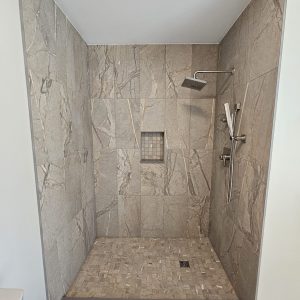 Master Bathroom Shower Remodel in Valparaiso
